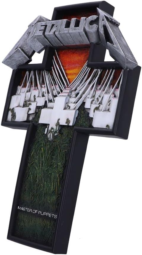 Nemesis Now Officially Licensed Metallica Master of Puppets Wall Plaque, Multi Coloured, 31.5cm, Nemesis Now Metallica Master of Puppets Wandschild, 31,5 cm, Kunstharz, mehrfarbig, offizielles Lizenzprodukt von Metallica, Master of Puppets Wandschild, aus