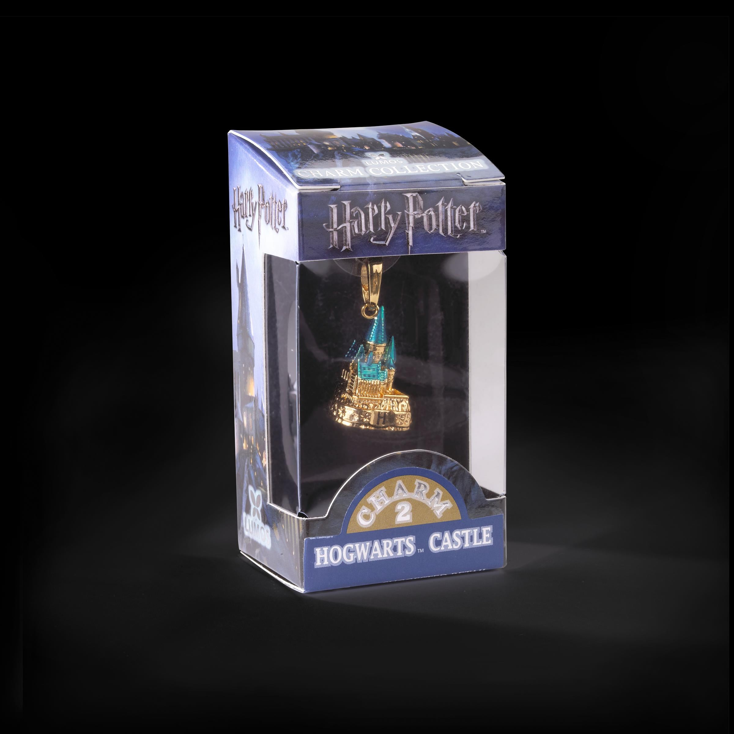 The Noble Collection Lumos Charm 2 Hogwarts Castle Coloured Gold