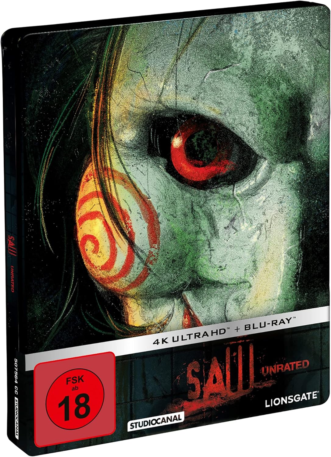 SAW - Limited Steelbook Edition (4K Ultra-HD+ Blu-ray 2D) - German Import