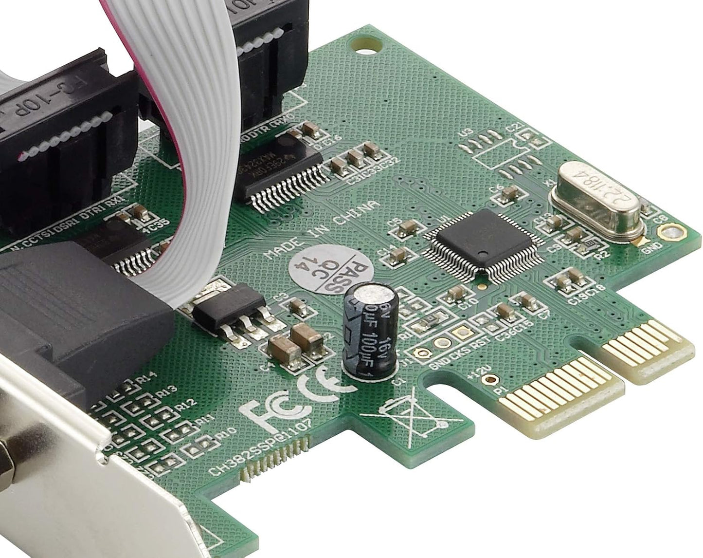 Conceptronic Serial 2-Port PCI Express Card