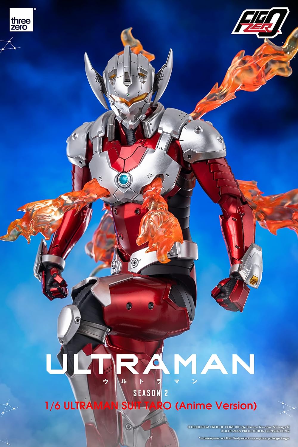 threezero Ultraman Suit Taro (Season 2 Anime Ver.) 1:6 Scale FigZero Collectible Figure