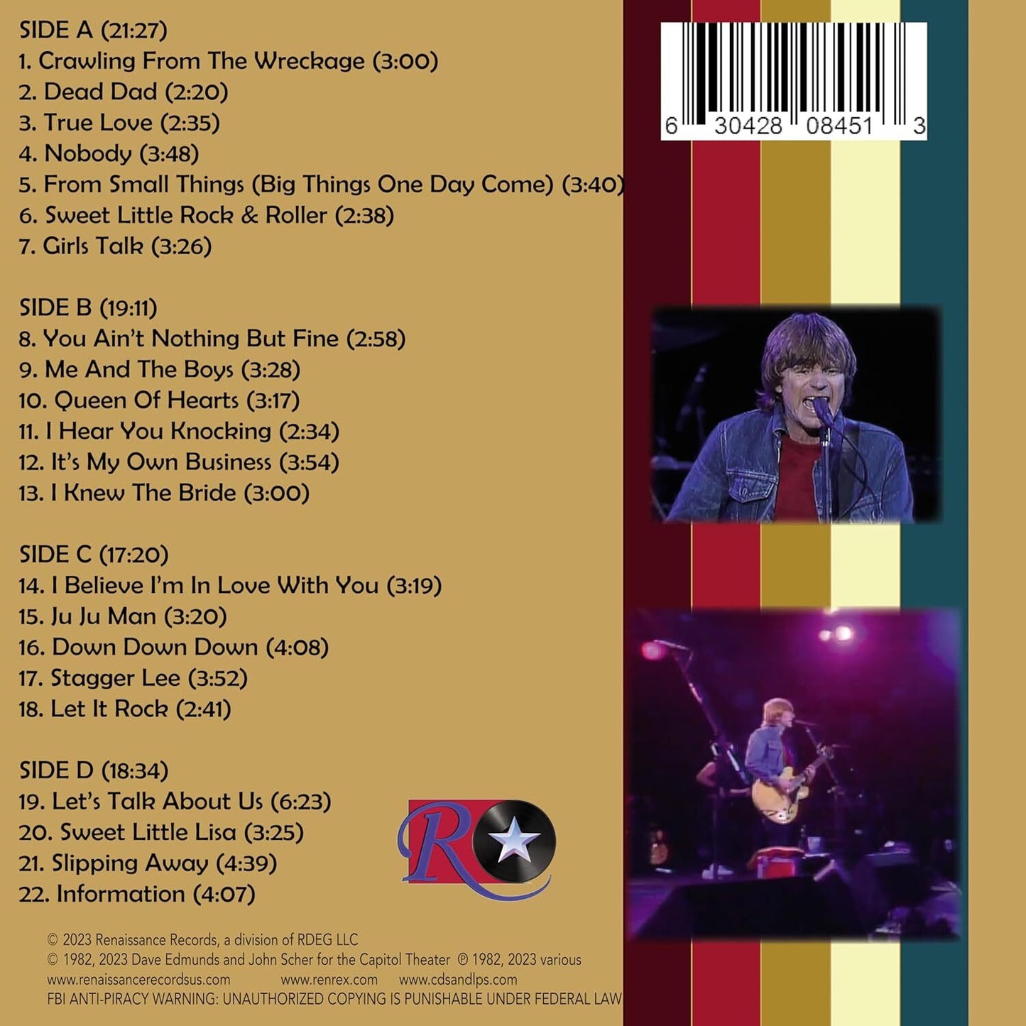 Live at the Capitol Theater, May 15, 1982