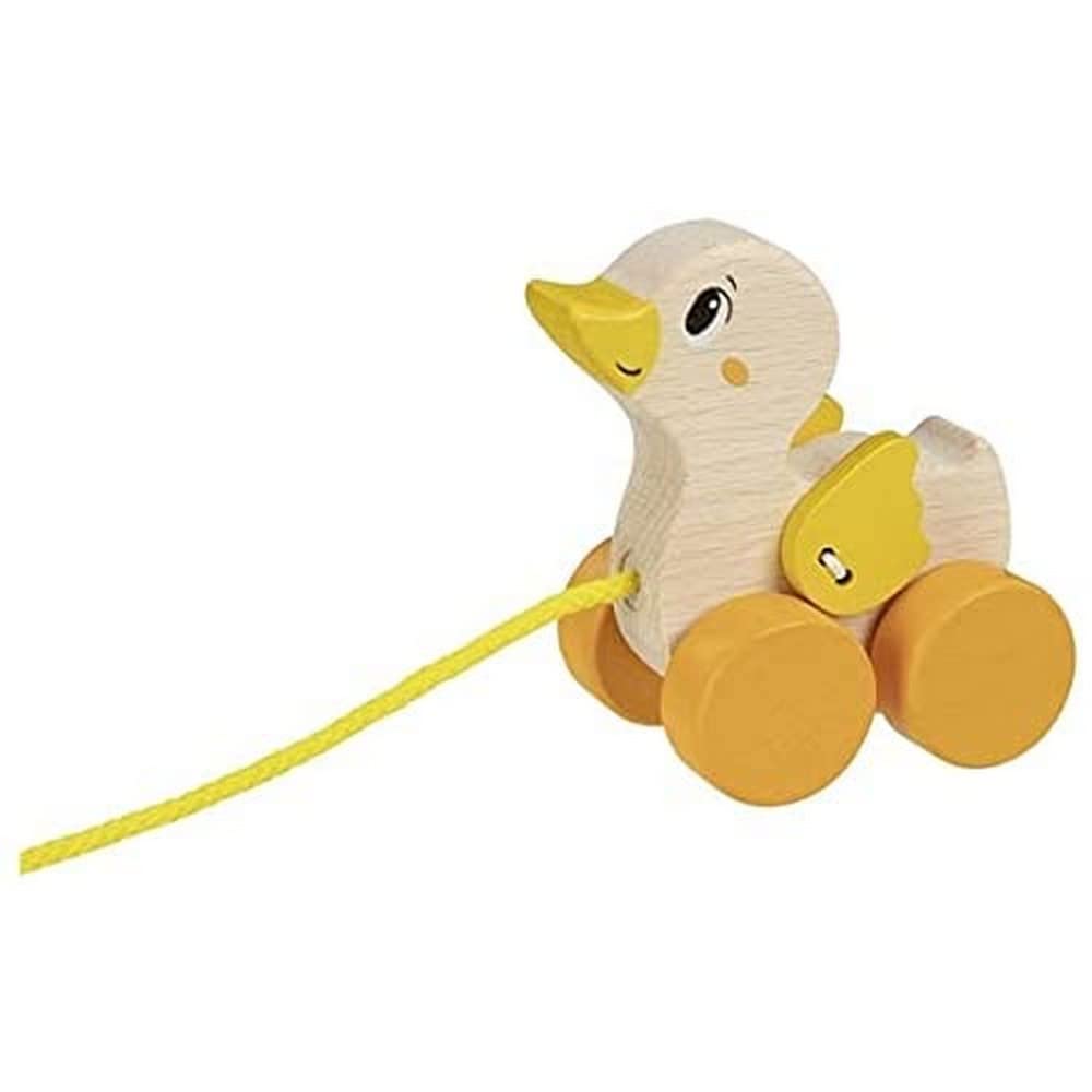 GOKI- Animal de Arrastre Pato No Aplica Juguetes para Arrastrar, Multicolor (54884