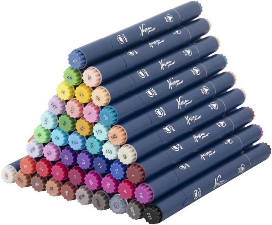Nassau - Round dual markers (48 pcs) (AR0105/23GE