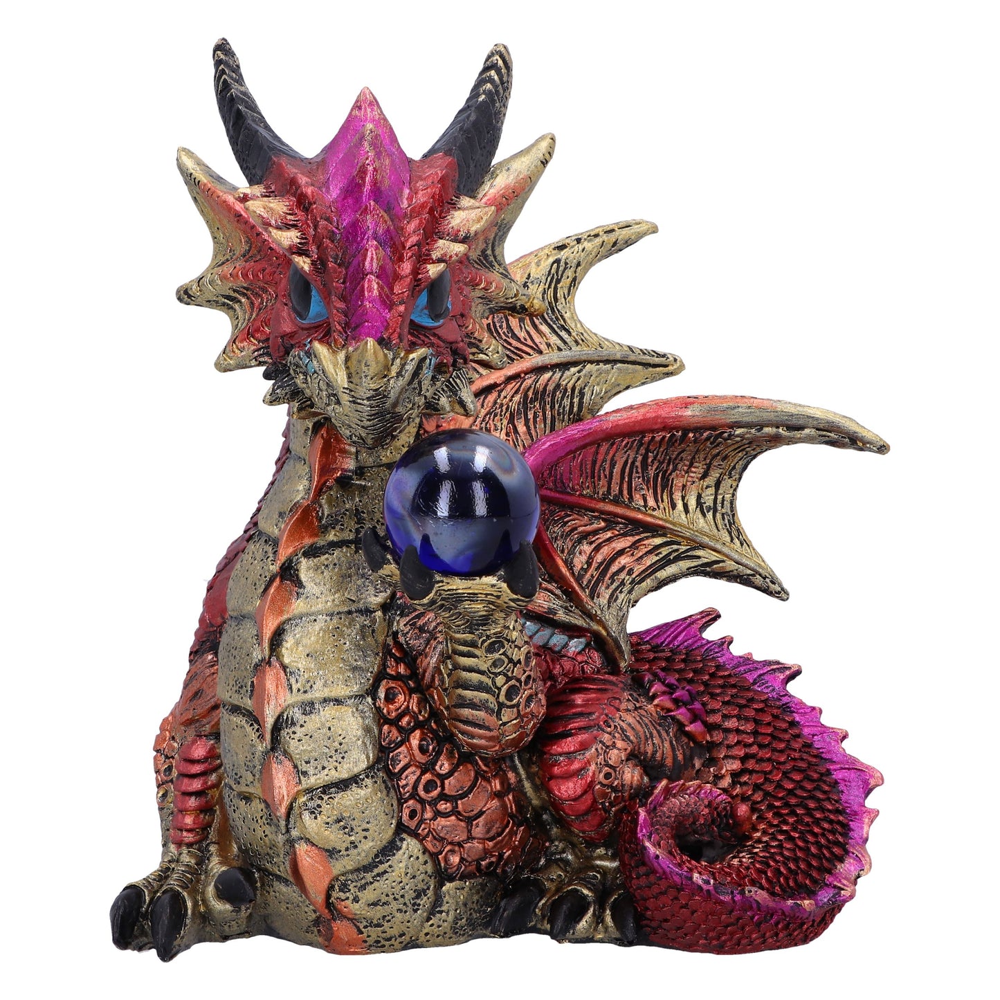 Orb Hoard (Red) Dragon Figurine