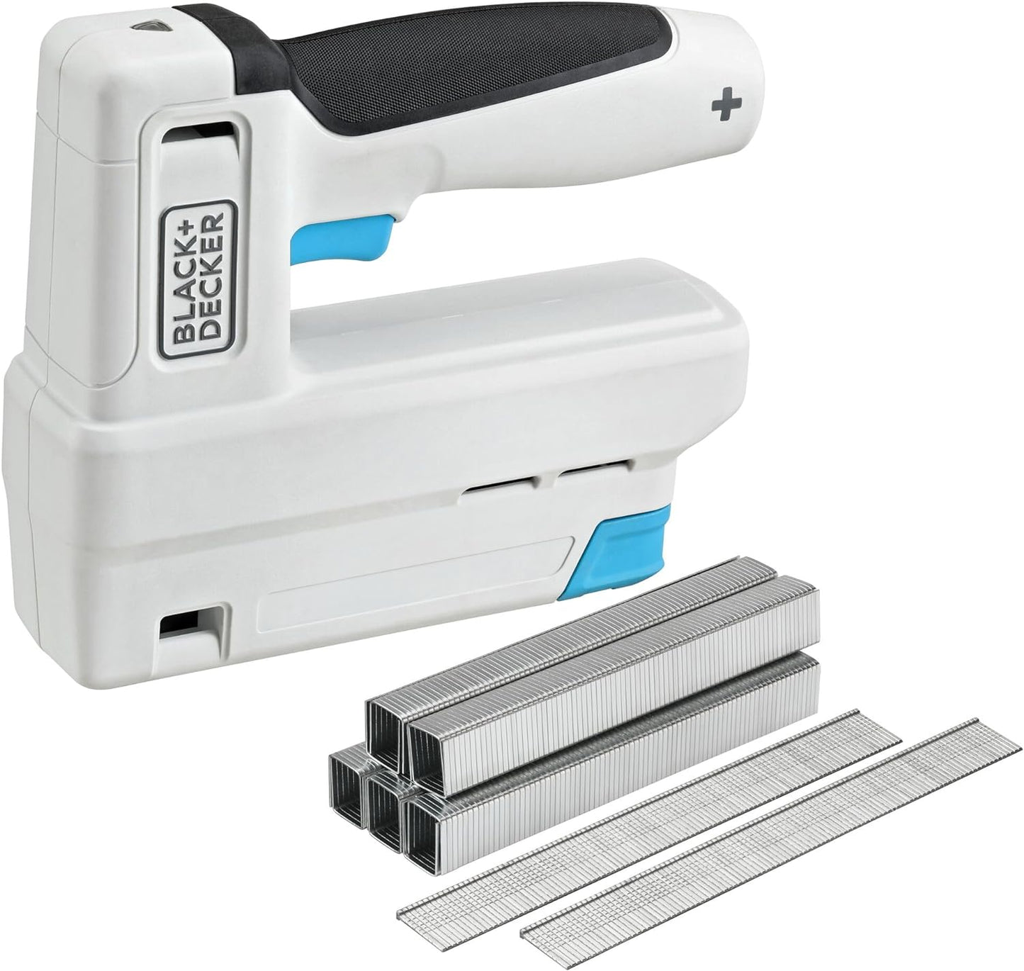 Black+Decker 3.6V Cordless Stapler Crafting Range with 800 12mm Staples and 200 15mm Finish Nails BCN115-XJ
