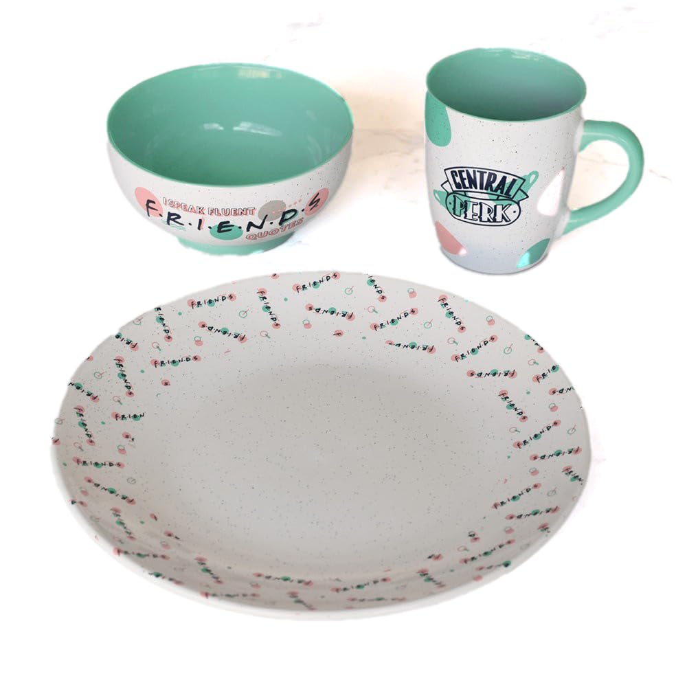 FRIENDS (SIMPLY FRIENDS) 3PC TABLEWARE SET