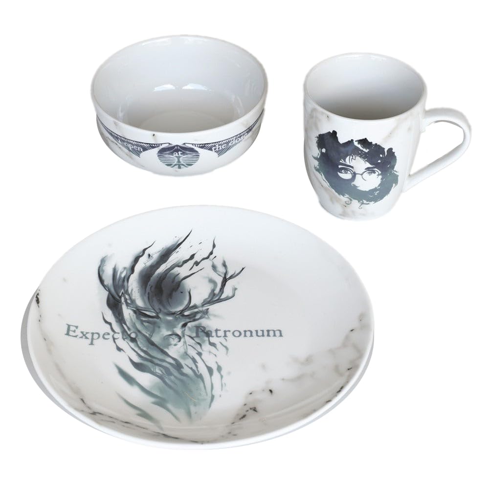 HARRY POTTER (ALWAYS) 3PC TABLEWARE SET