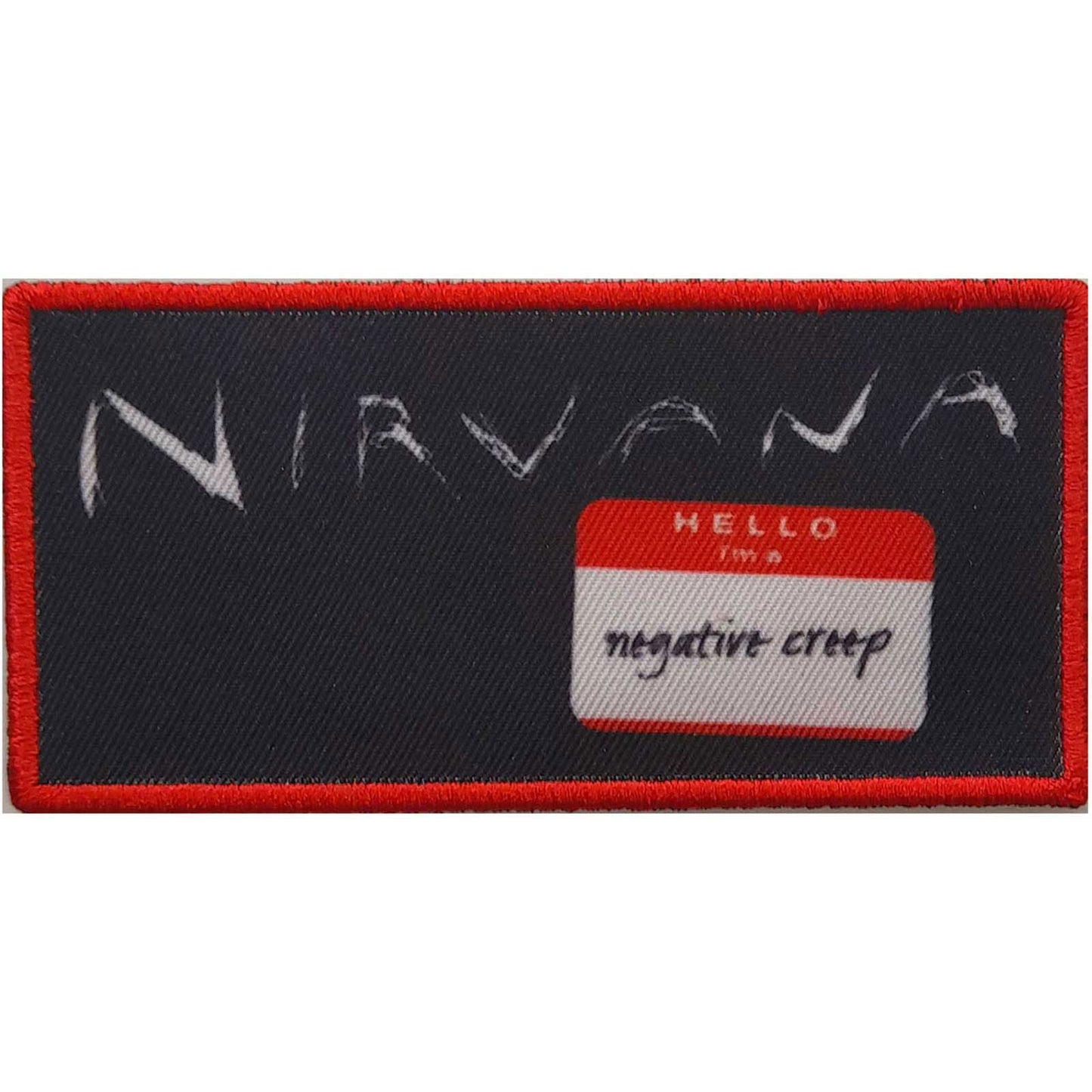 Nirvana - Toppe termoadesive Negative Creep (taglia unica) (rosso, bianco, nero
