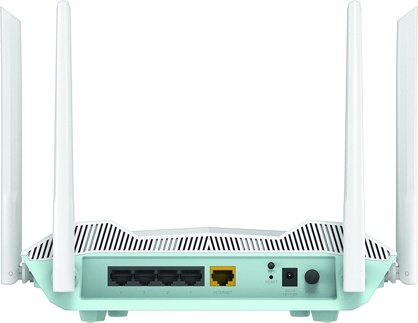 D-Link R32 EAGLE PRO AI AX3200 Smart Router with AI Wi-Fi/Traffic Optimiser, DFS, AI Parental Control, Gigabit Ports, MU-MIMO, 1024 QAM, OFDMA, WPA3, Mesh-ready. Works with Alexa/Google Assistant