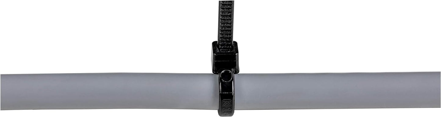 StarTech.com 4"(10cm) Cable Ties - 1/16"(2mm) wide, 7/8"(22mm) Bundle Diameter, 18lb(8kg) Tensile Strength, Nylon Self Locking Zip Ties with Curved Tip - 94V-2/UL Listed, 1000 Pack -, Black, CBMZT4BK