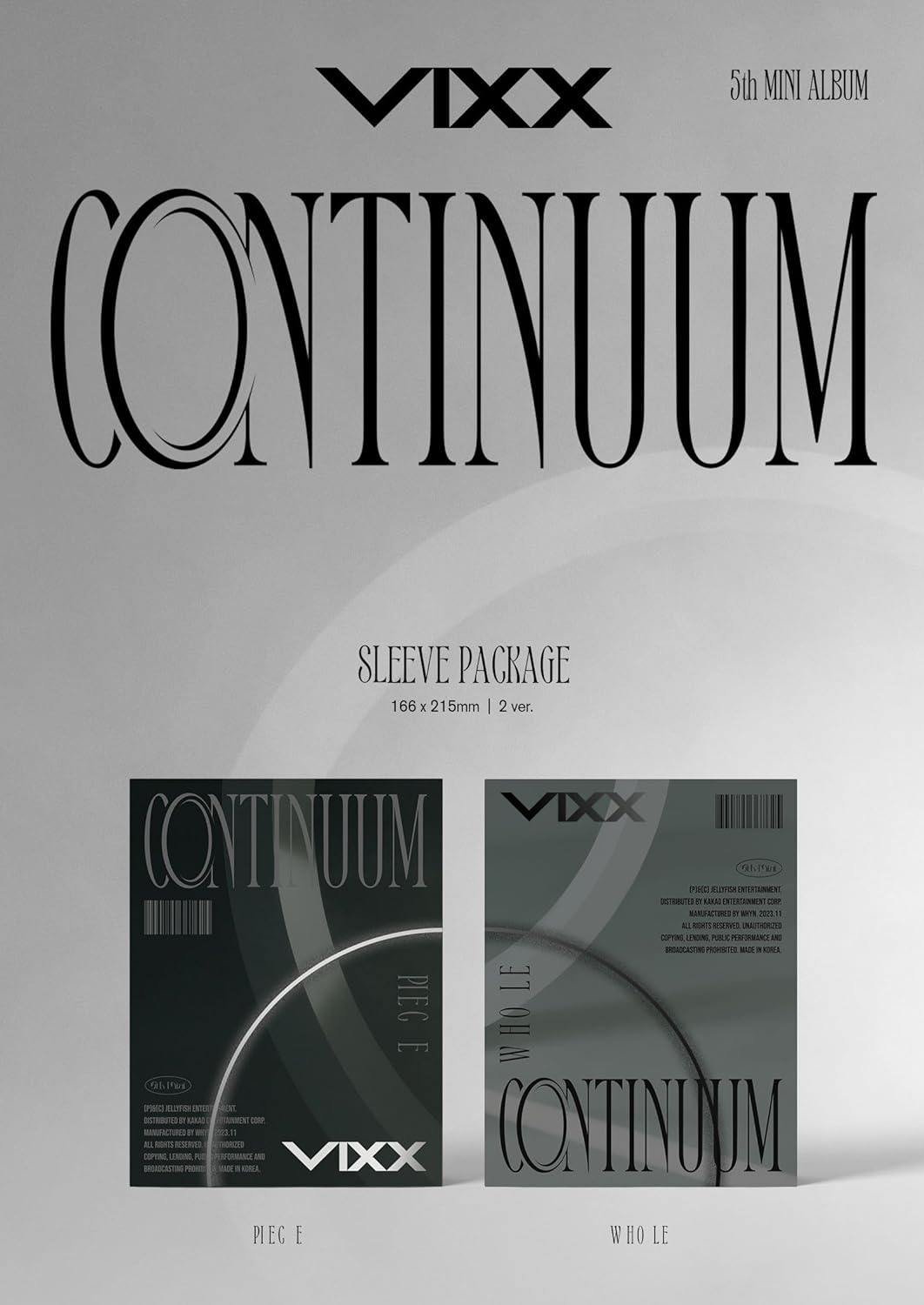 Continuum - Random Cover - incl. Photobook, Postcard, Folded Poster, Transparent Bookmark, Photocard Frame, Transparent Photocard, Photocard, Group Photocard + Transparent Sticker