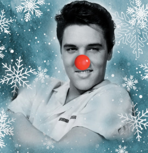 elvis christmas album (red