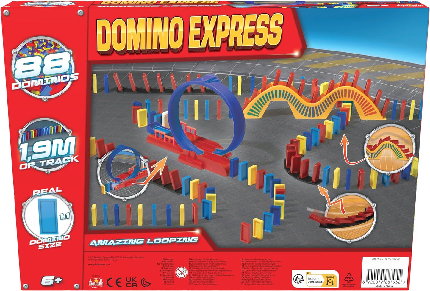 Goliath 81007 "Domino Express Amazing Looping 16 Game for 8 years to 12 years