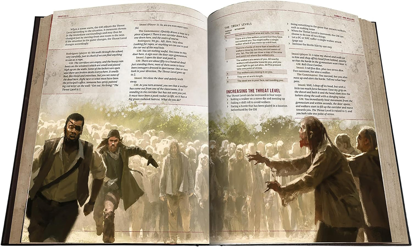 The Walking Dead Universe RPG Core Rules - Hardback RPG Book, Horror Roleplaying, Free League Publishing