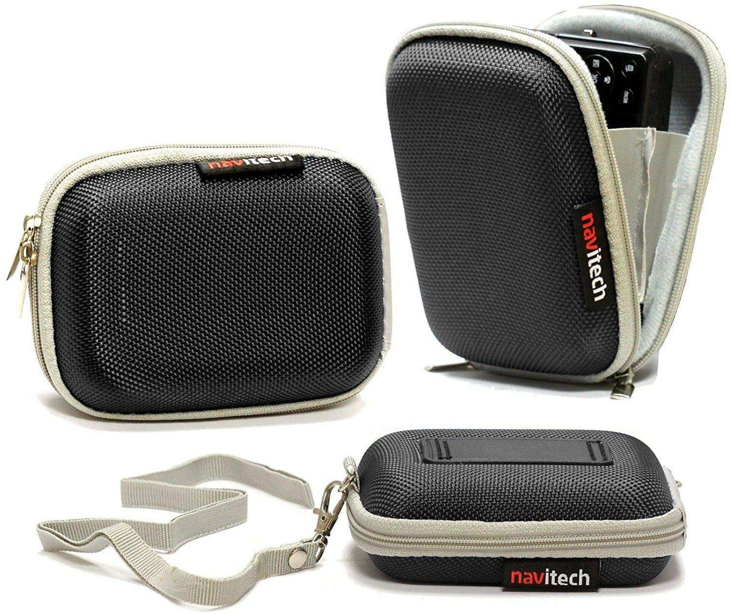 Navitech Black Camera Case For Nikon Coolpix S2800 Point and Shoot Camera