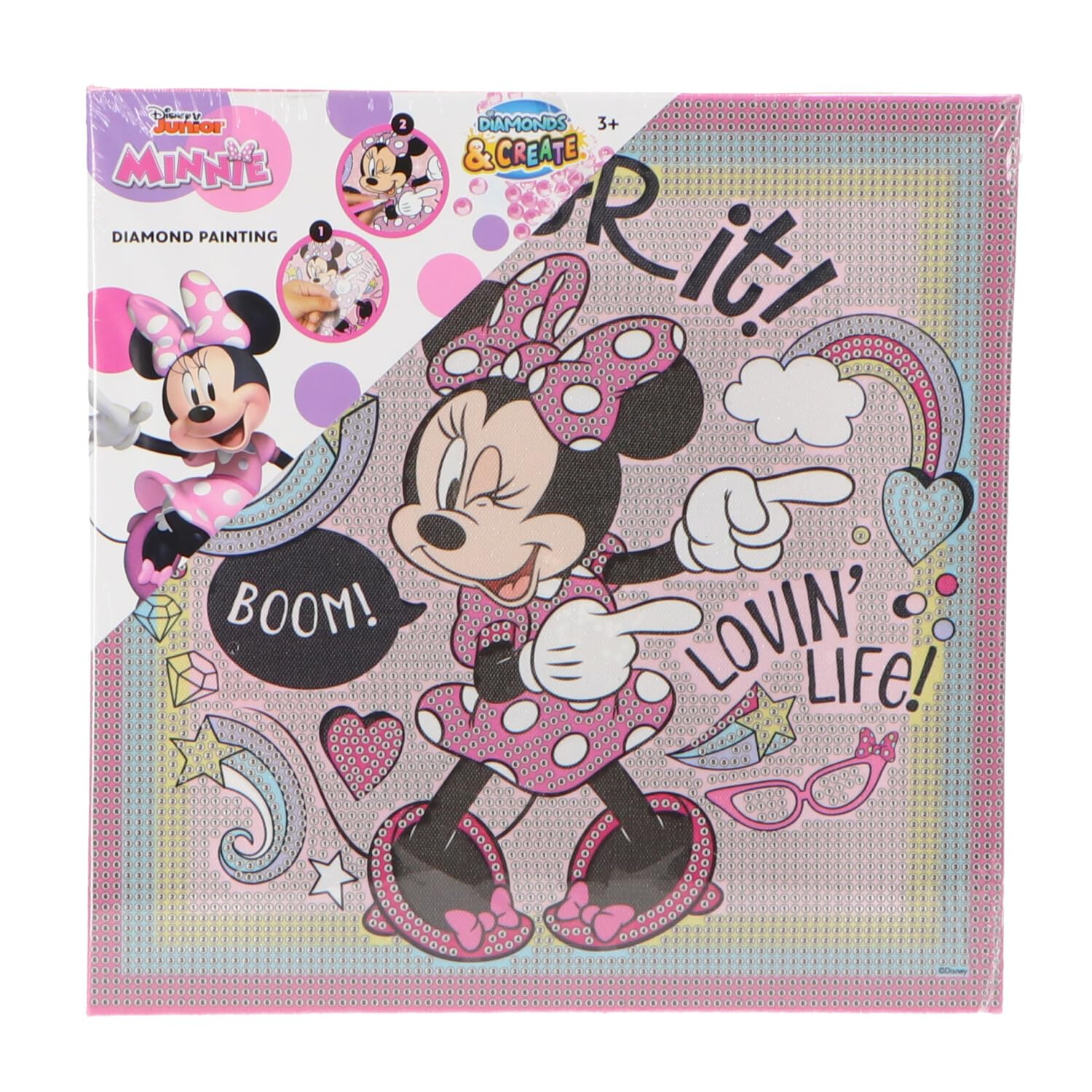 Minnie Mouse Diamond Painting - Schilderij