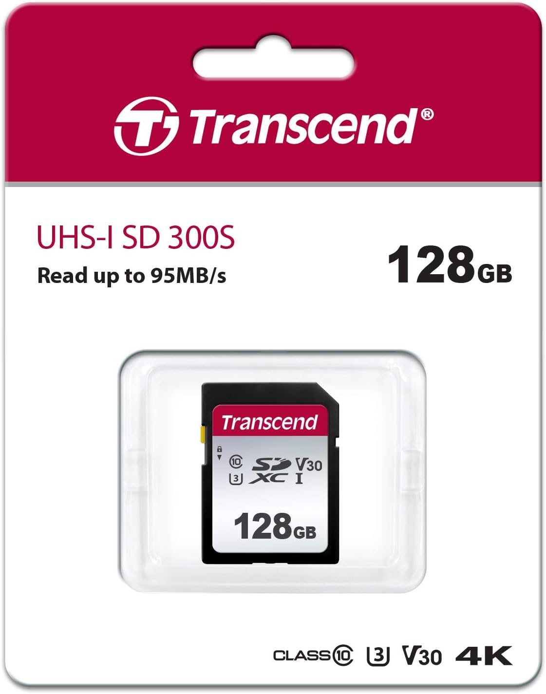 Transcend 300S - Flash Memory Card - 512 Gb - Video Class V30 / Uhs-I U3 / Class10 - Sdxc Uhs-I