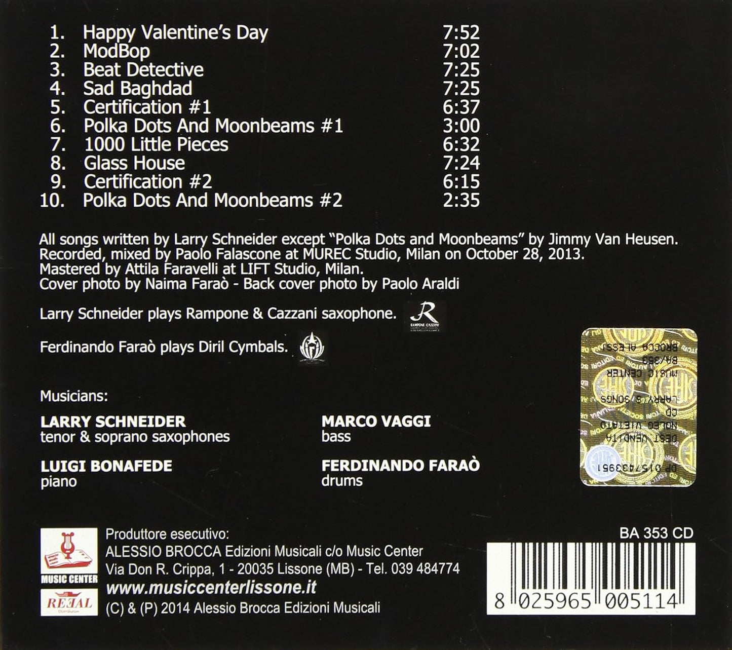 Larry's Songs