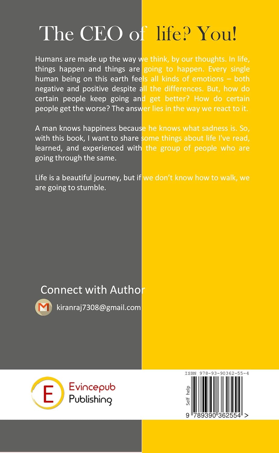 The CEO of life? You!