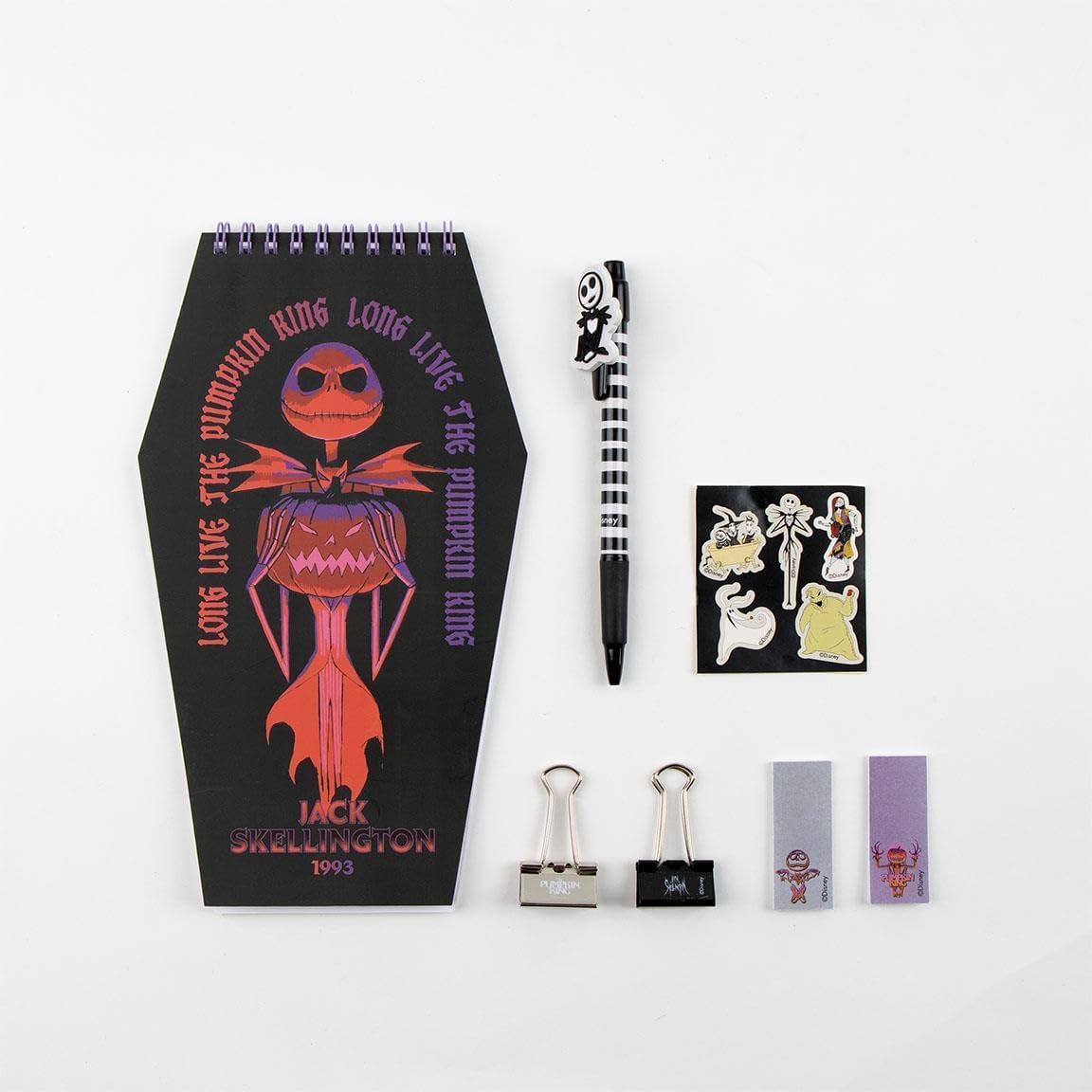 CERDÁ LIFE´S LITTLE MOMENTS Nightmare Before Christmas Stationery Set - Includes Notebook, Pen, Stickers, Notes and Tweezers - Stationery Accessories - Original Product Designed in Spain