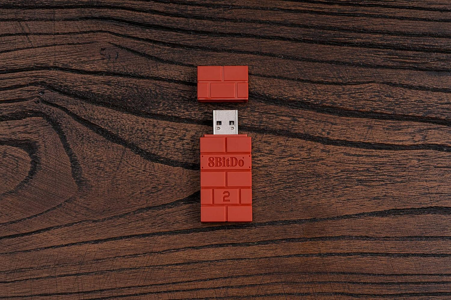 8Bitdo Wireless USB Adapter 2 for Switch, Windows, Mac & Raspberry Pi Compatible with Xbox Series X & S Controller, Xbox One Bluetooth Controller, Switch Pro and PS5 Controller