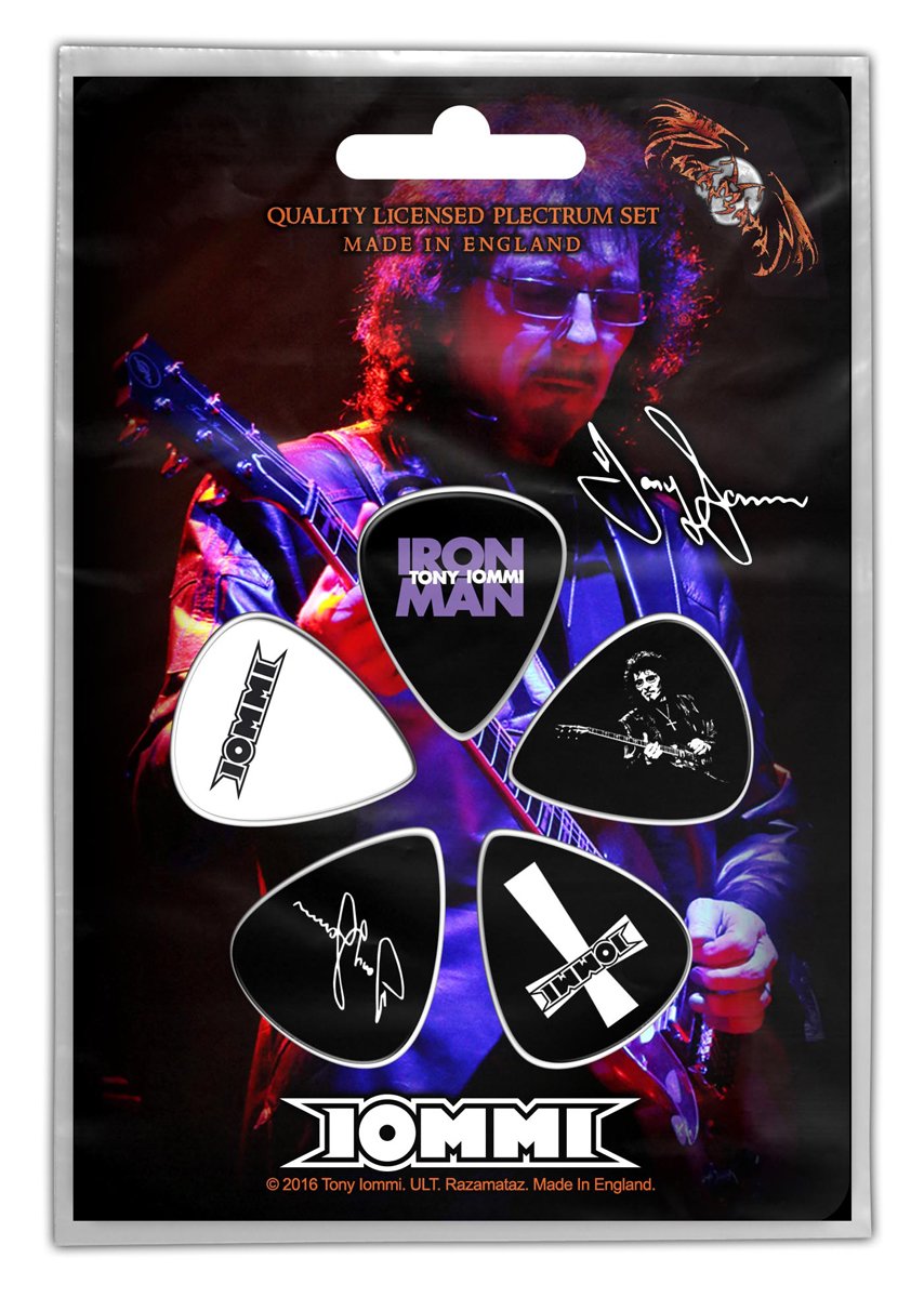 Tony Iommi Black Sabbath plectrum pack