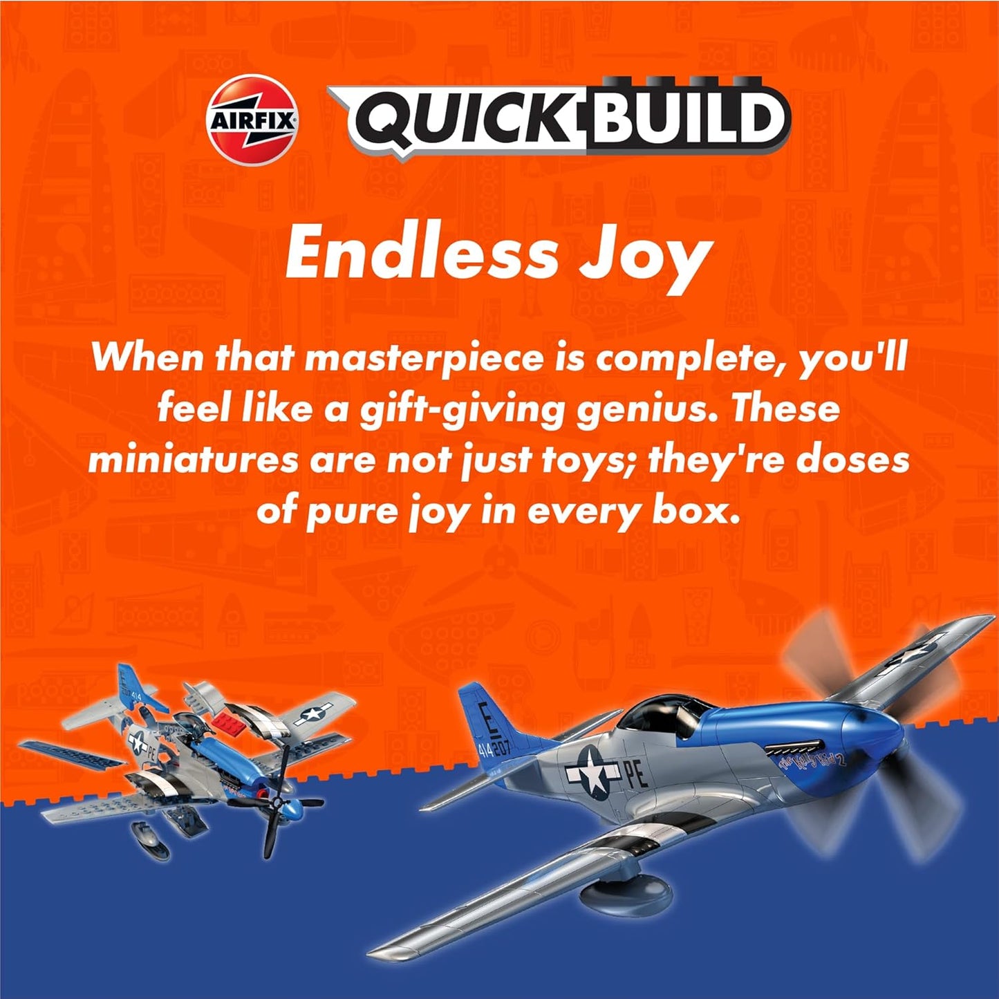 Airfix J6050 QUICKBUILD New Routemaster Bus snap Together Bricks Build and Create, Multicolour