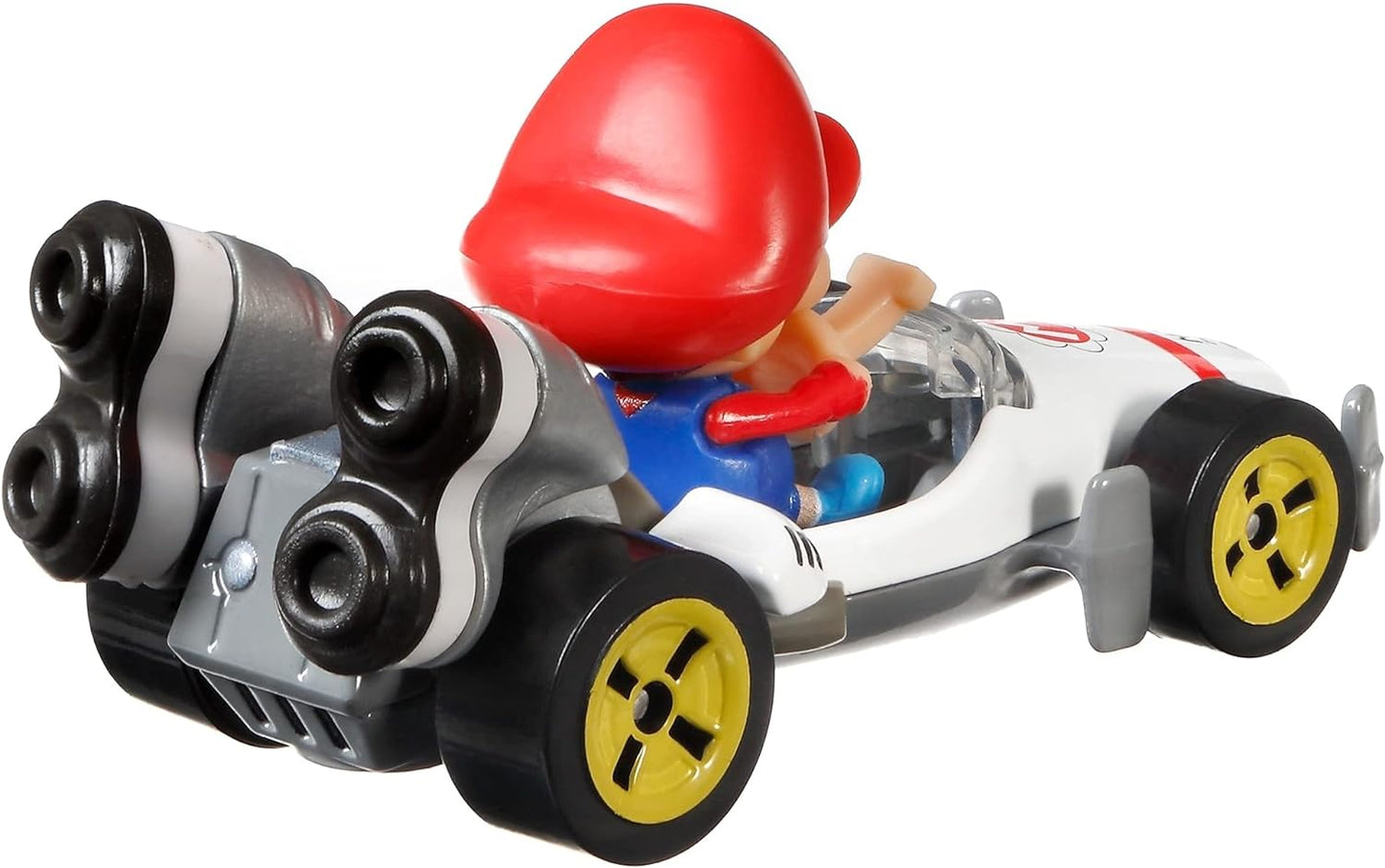 Die Cast Hotwheels Mario Kart Baby Mario B-Dasher (2020 Toty Winner