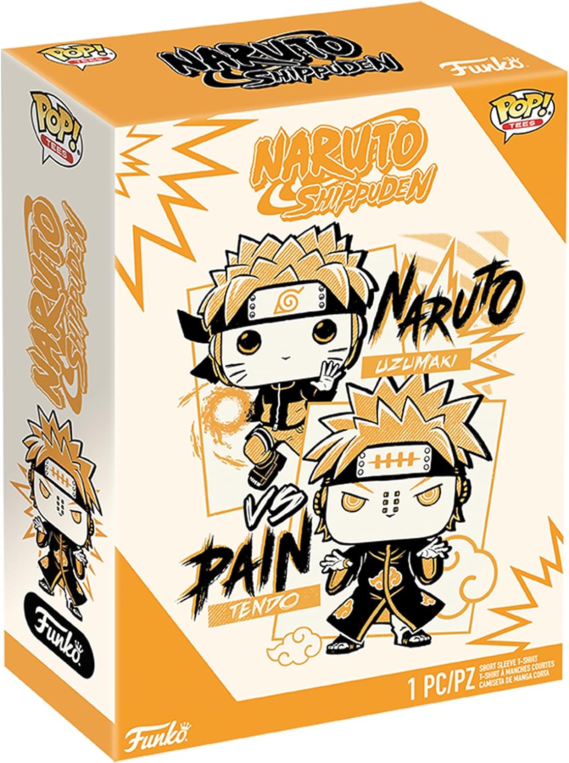 Funko Boxed Tee: Naruto - Naruto V Pain - Extra Large - (XL) - T-Shirt - Clothes - Gift Idea - Short Sleeve Top for Adults Unisex Men and Women - Official Merchandise Fans