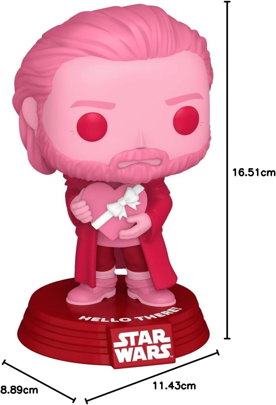 Funko POP! Star Wars: Valentines - Obi-Wan Kenobi - Collectable Vinyl Figure - Gift Idea - Official Merchandise - Toys for Kids & Adults - Movies Fans - Model Figure for Collectors and Display