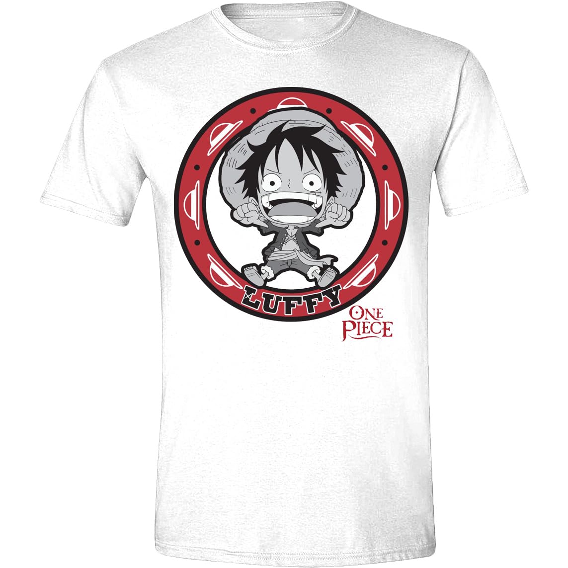 One Piece T-Shirt Luffy Kawaii (M