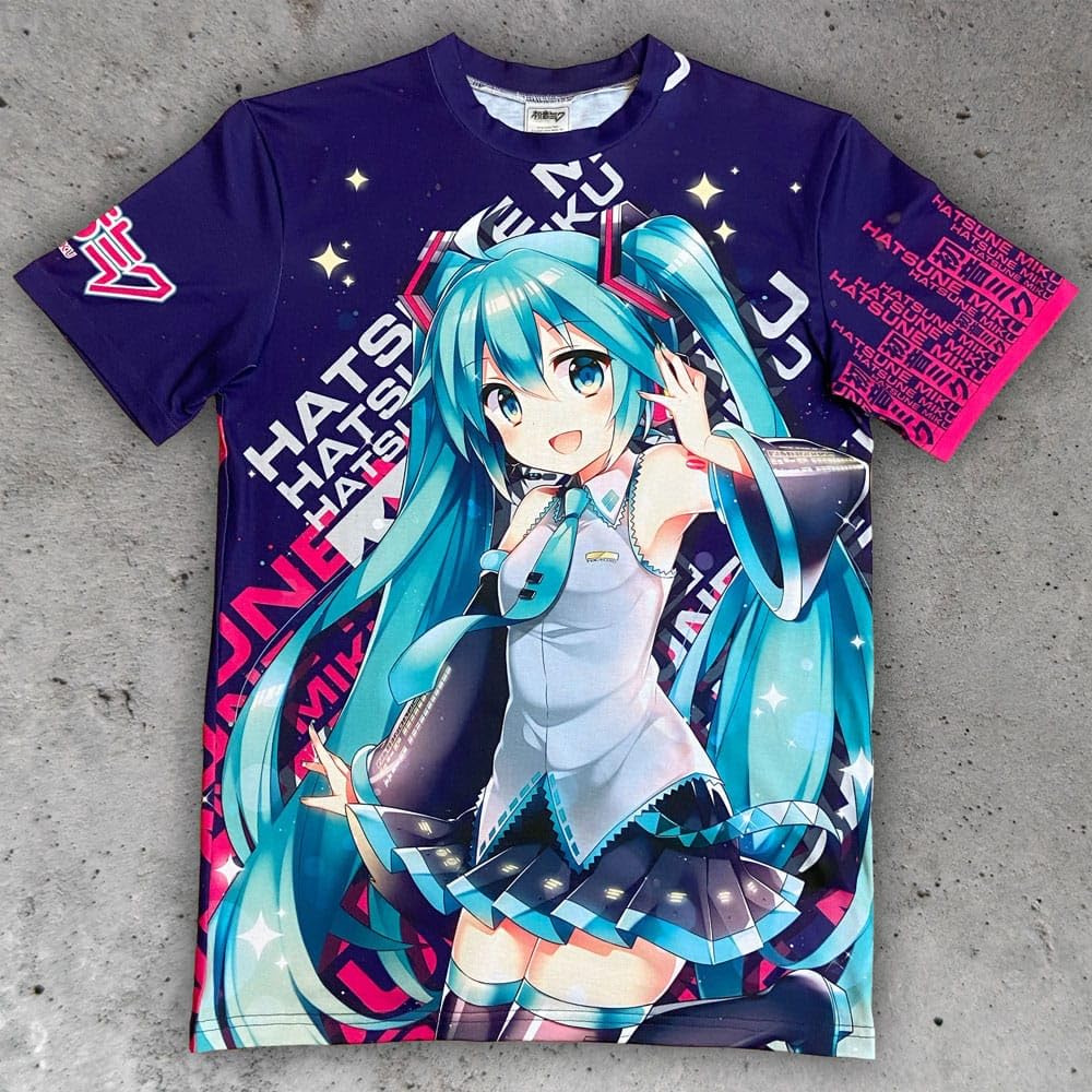 Hatsune Miku T-Shirt Expressive Vibes (S)