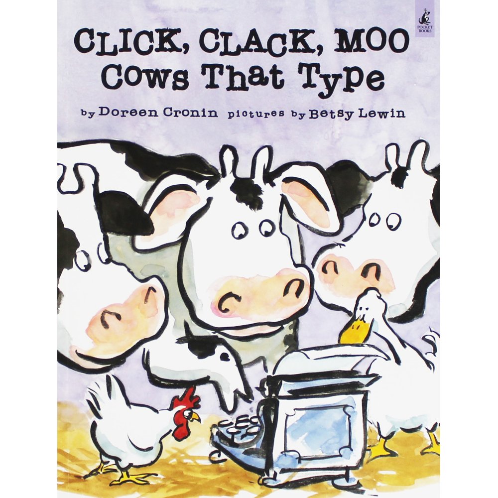 Simon & Schuster Click Clack Moo Cows That Type