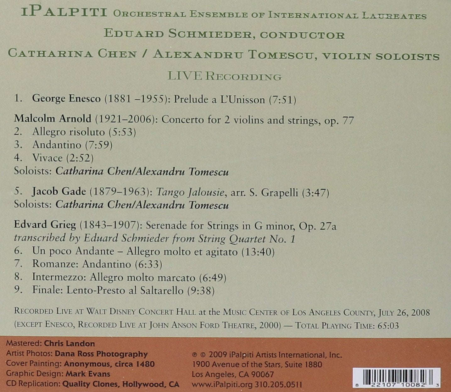Ipalpiti Live At Walt Disney Hall 2008