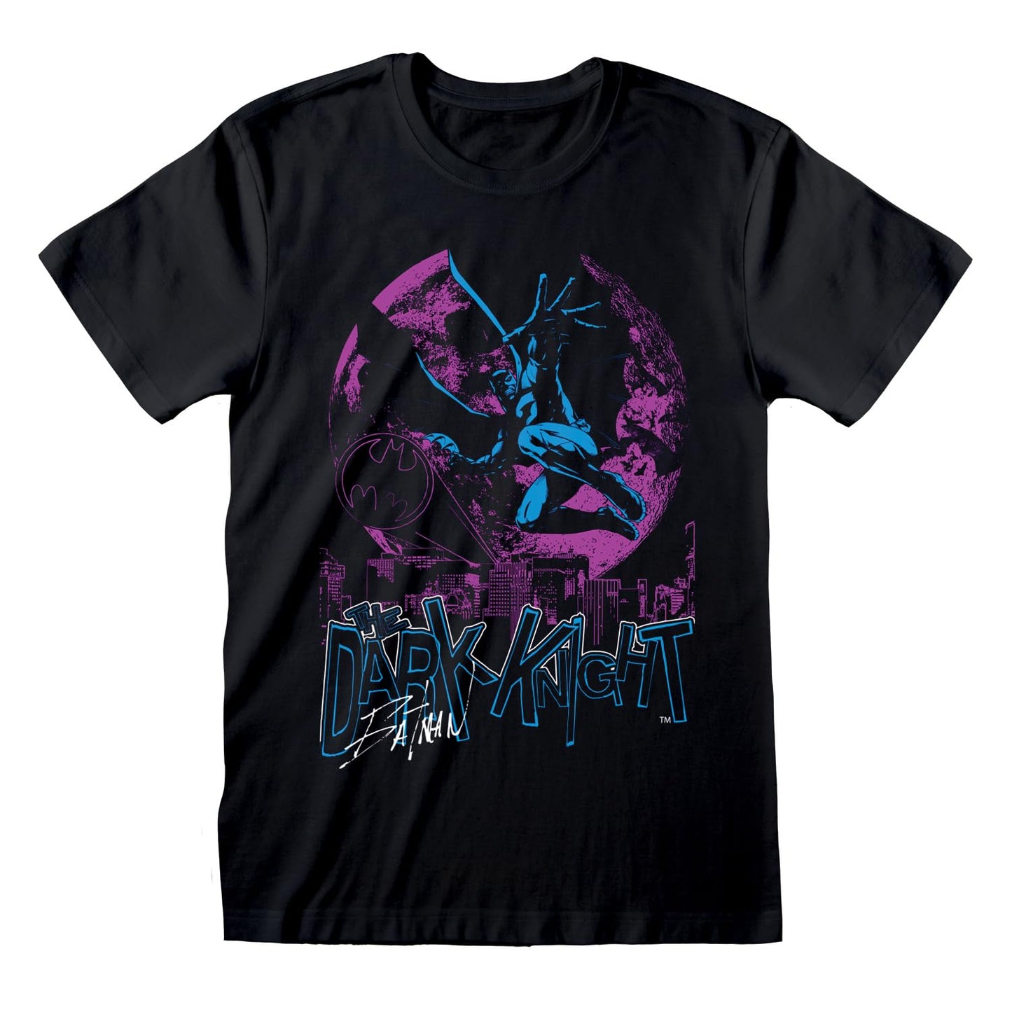 Officially Licenced DC Comics Batman Dark Knight T-Shirt Black