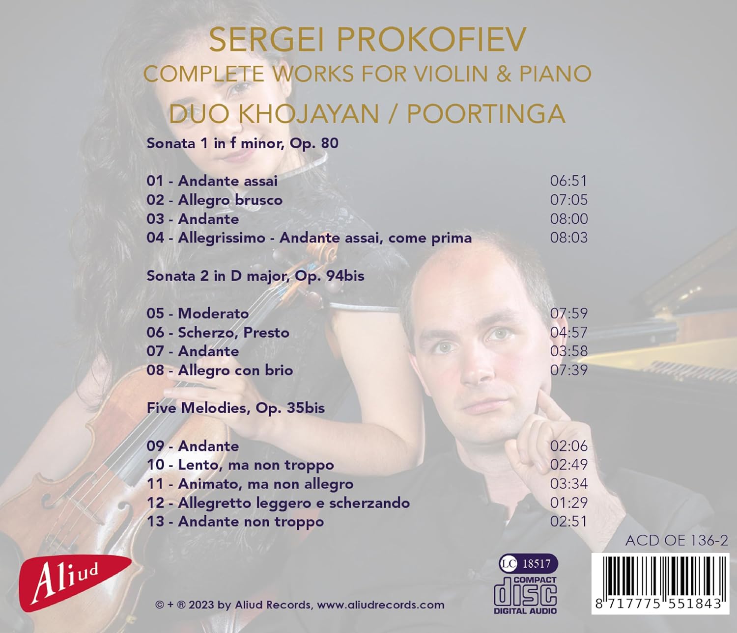 Complete Works for Violin and Piano