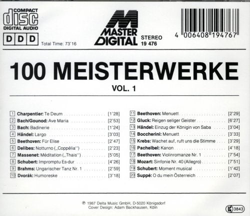100 Meisterwerke der klassischen Musik Vol 1