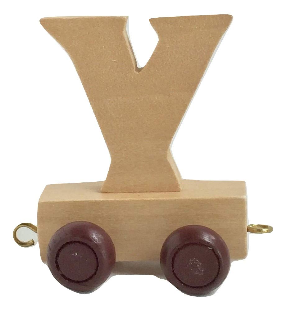 Childrens Personalised Wooden Alphabet Letter Train A-Z Name Set All Letters Available (Letter Y