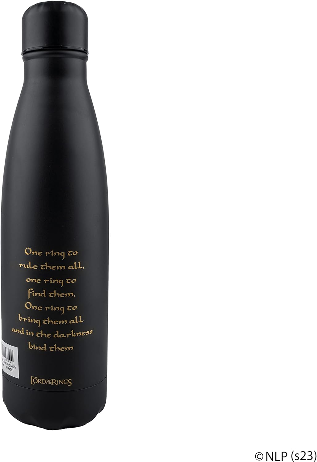 Cinereplicas Il Signore degli Anelli - Bottiglia isolata da 500 ml in acciaio inox - Licenza ufficiale