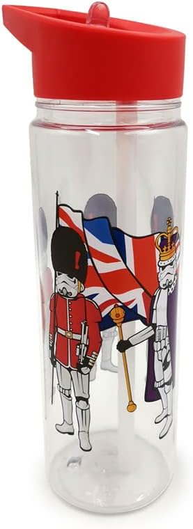 Puckator BOT208 Shatterproof Plastic Reusable 550ml Water Bottle - The Original Stormtrooper London