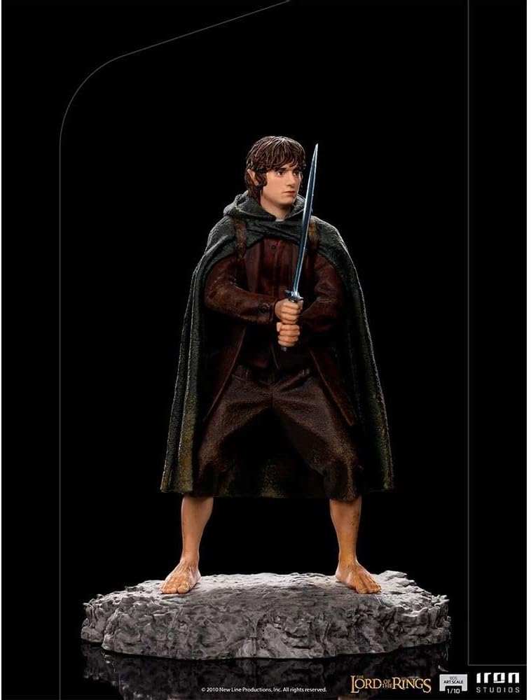 IRON STUDIOS- LOTR Frodo Fellowship 1/10 Art Statue Lord of The Rings El Señor de los Anillos Estatuas, sólido, Multicolor, 1:10 (83203