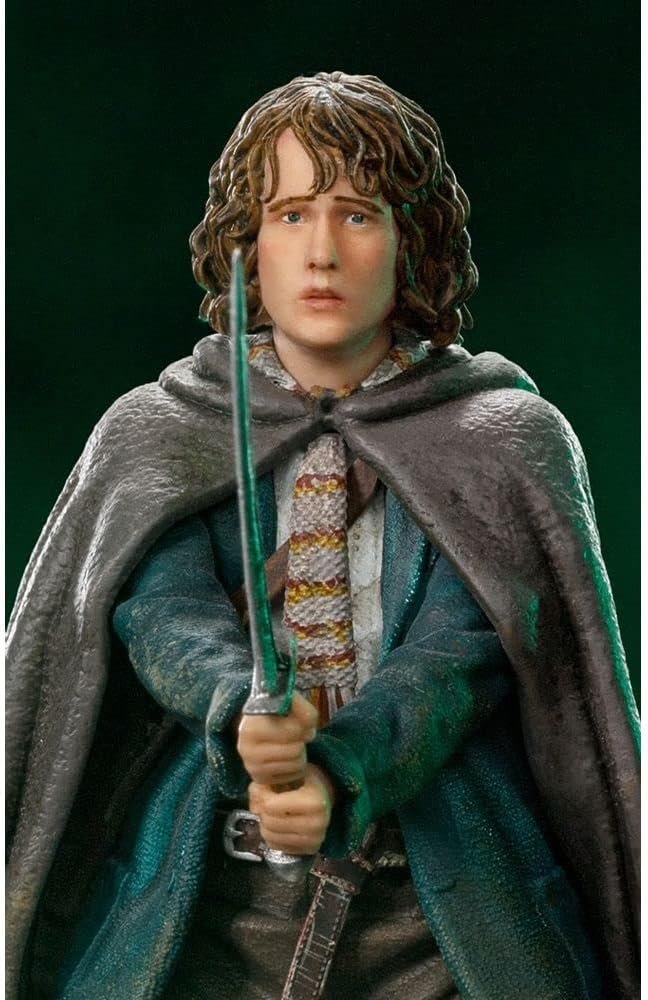 IRON STUDIOS- LOTR Pippin 1/10 Art Statue Lord of The Rings Estatuas, sólido, Multicolor, 1:10 (83200