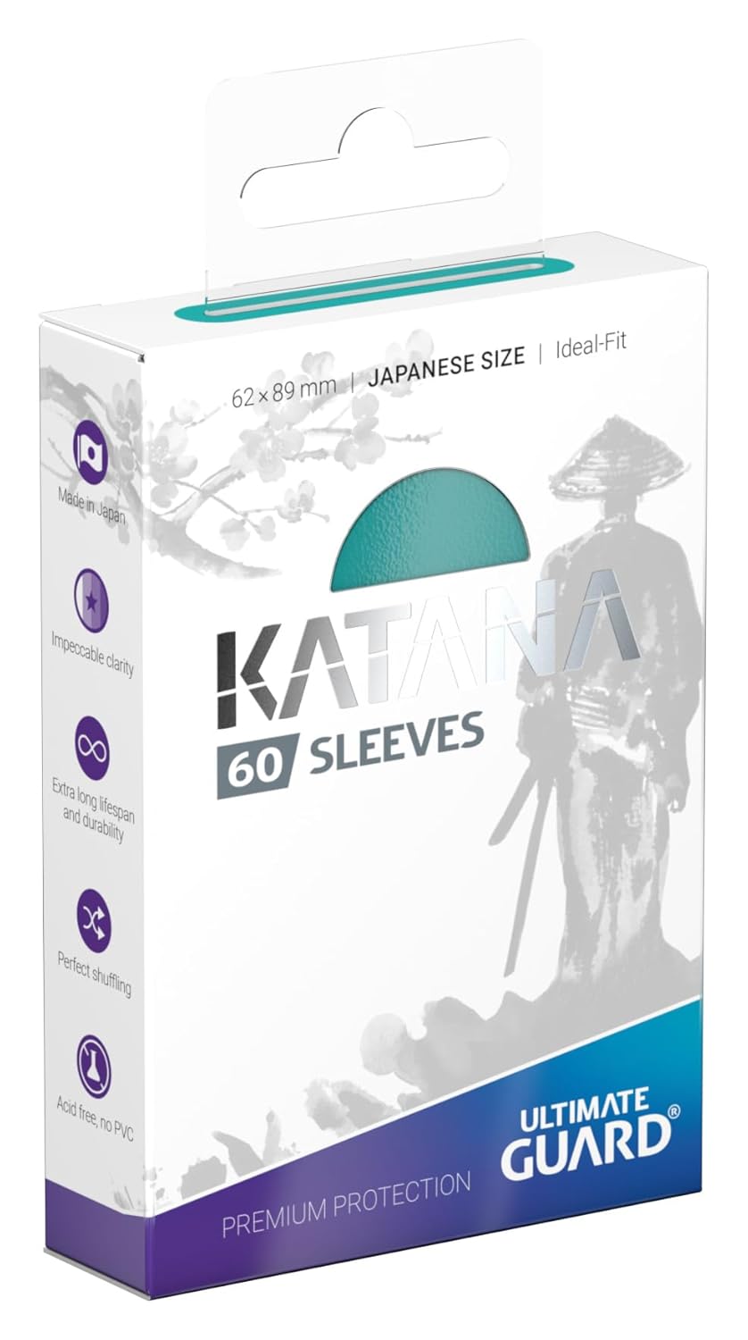 Ultimate Guard Katana Sleeves Japanese Size Turquoise (60