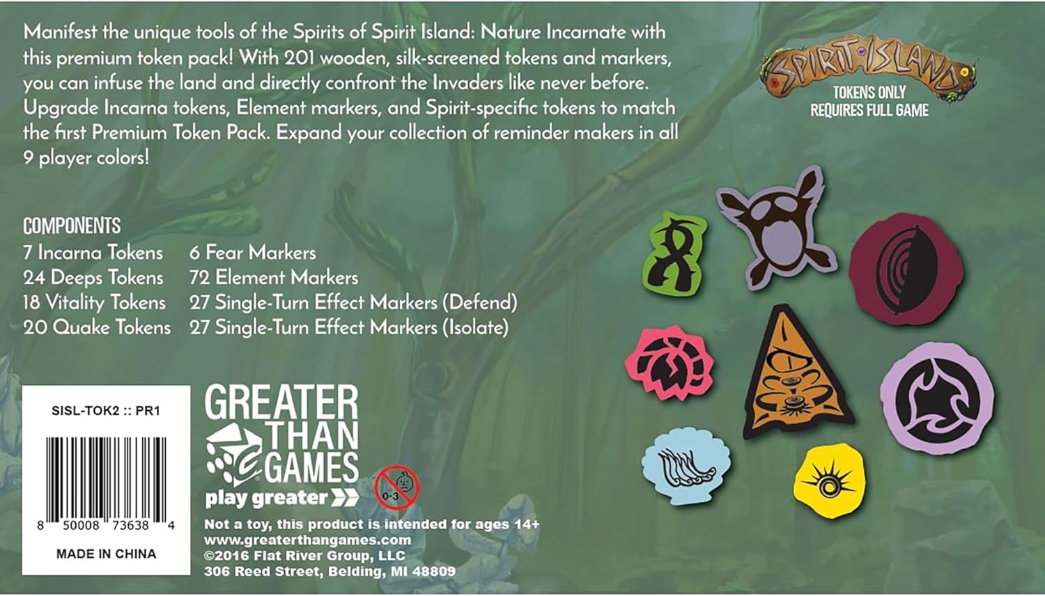 Spirit Island: Premium Token Pack 2 (Exp.) (ENGL.)