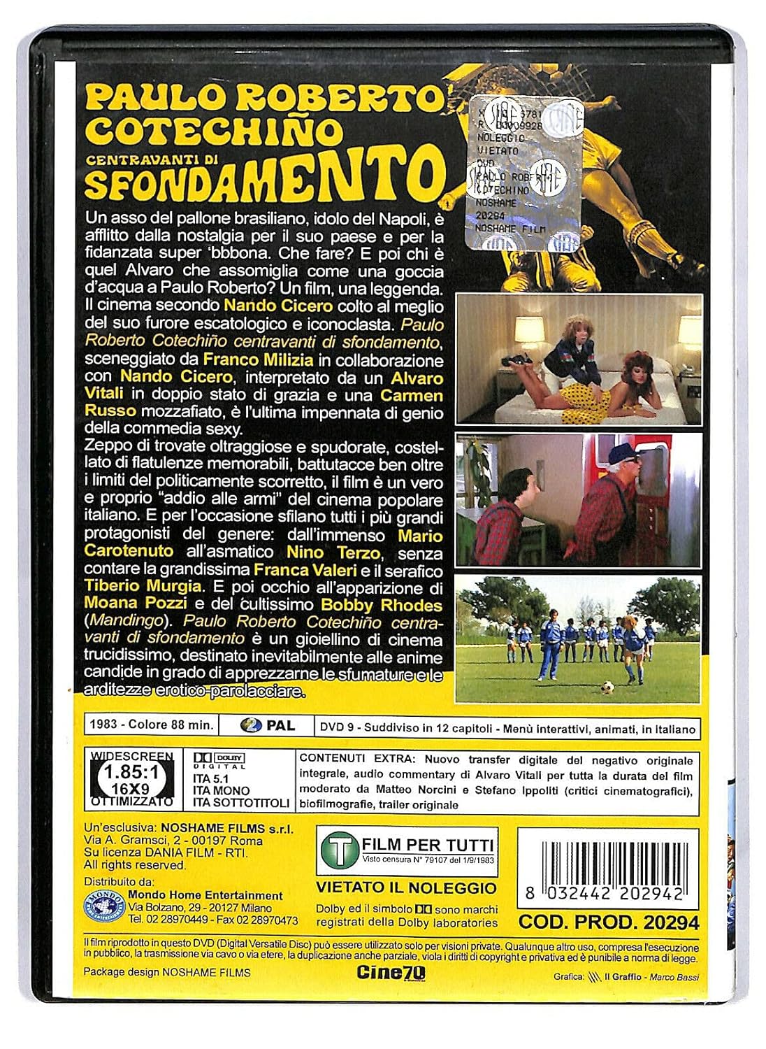 Paulo Roberto Cotechino Centravanti Di Sfondamento - (Italian Import)