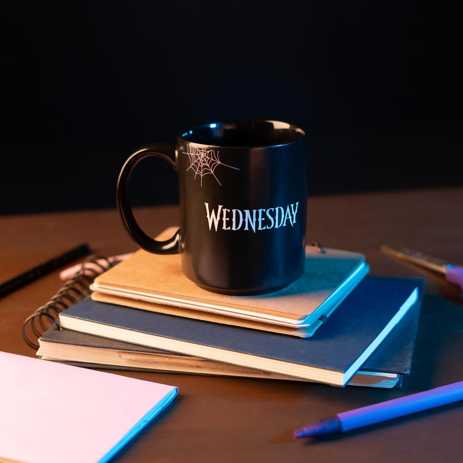 Grupo Erik Wednesday Ceramic Mug | 35 cl / 350 ml / 11,8 oz - 3.74 x 3.15 inches / 9.5 x 8 cm | Coffee Mug | Tea Mug | Cool Gifts | Wednesday Addams Gifts