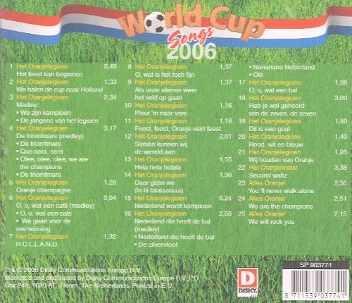 World cup songs 2006