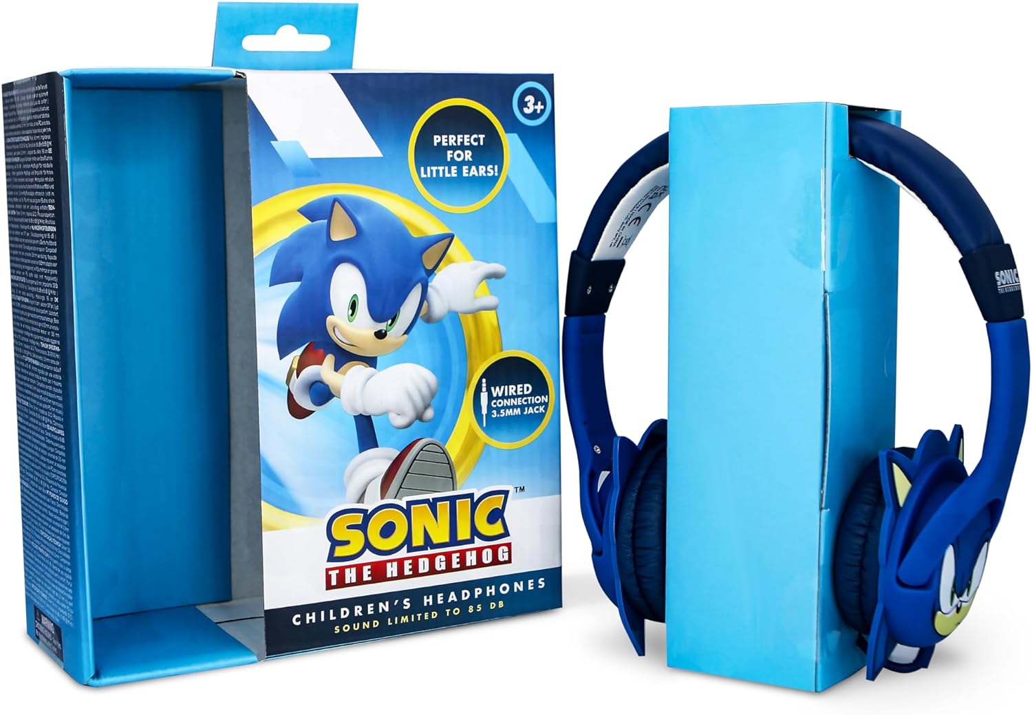 OTL Technologies SH1179 Sonic the Hedgehog Kids Wired Headphones - Blue