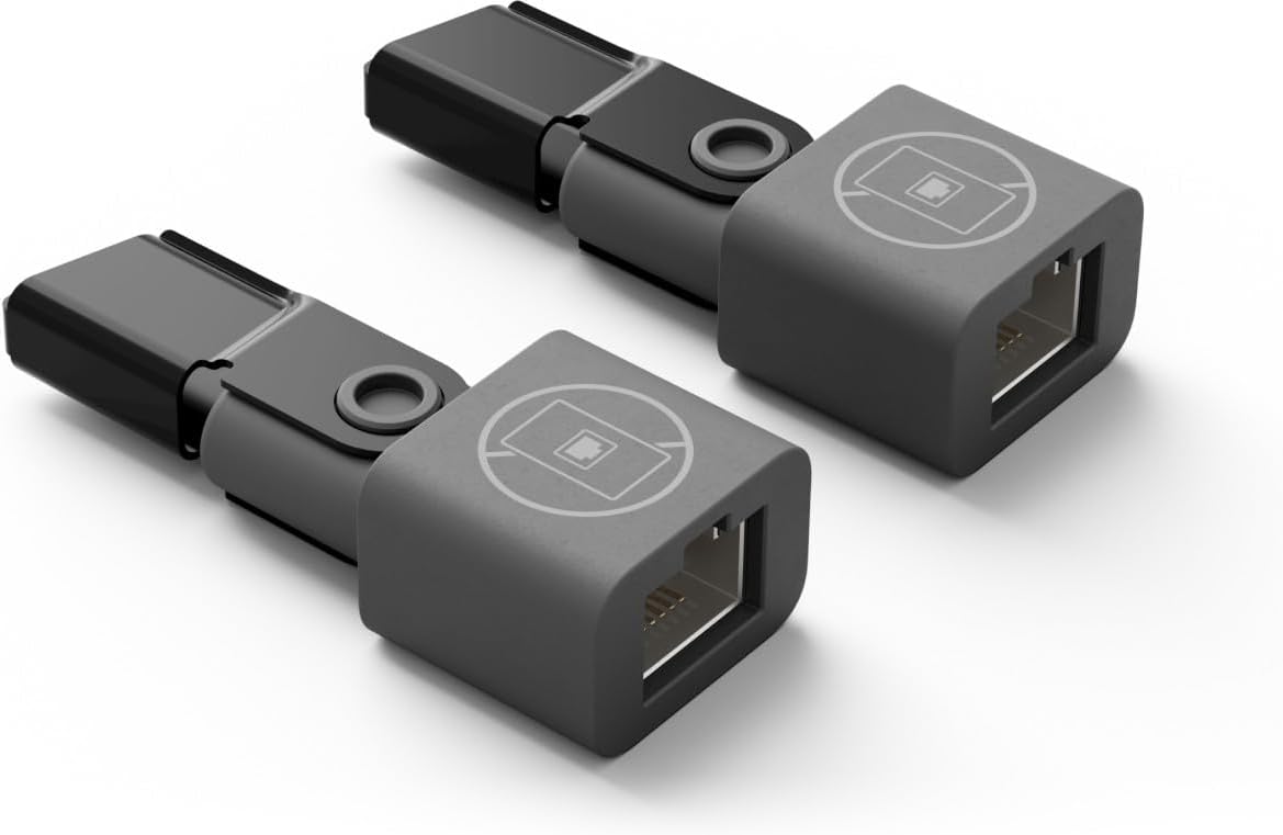 Logitech - Network Coupler - 21.5 M (Pack Of 2) - For Logitech Rally, Rally Bar, Bar Mini, Mic Pod, Mic Pod Hub, Plus